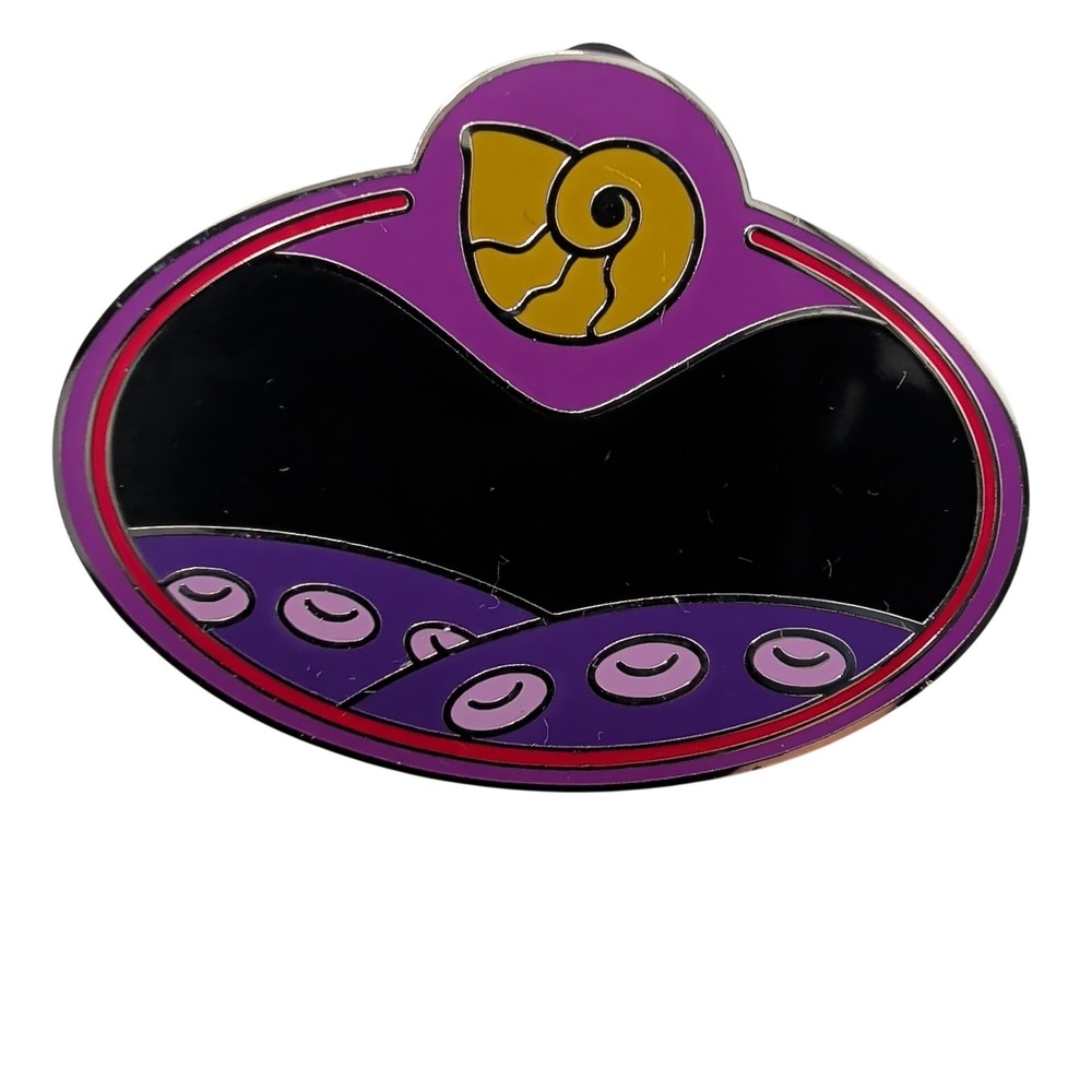 Disney Parks Cast Exclusive Ursula Name Tag Pin Little Mermaid Villain 2018